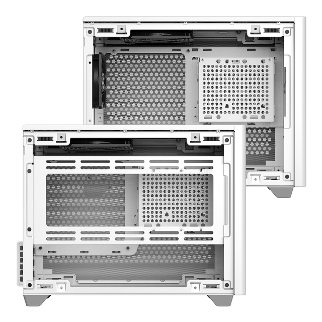 thumbnail image 2 of Cooler Master NR200 White Mini-ITX Small Form Factor Computer Case - Steel/Plastic 2 of 6