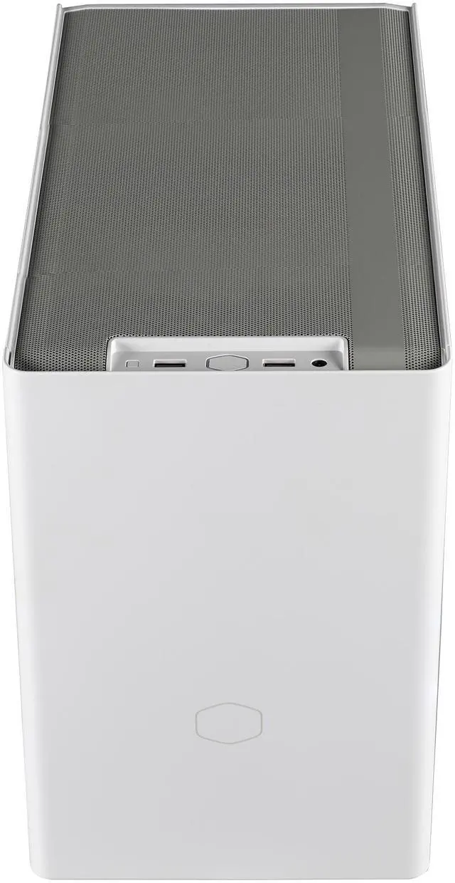 Alt view image 14 of 15 - Cooler Master Cooler Master NR200 White SFF Small Form Factor Mini-ITX Case with Vented Panel, Triple-slot GPU, Tool-Free and 360 Degree Accessibility