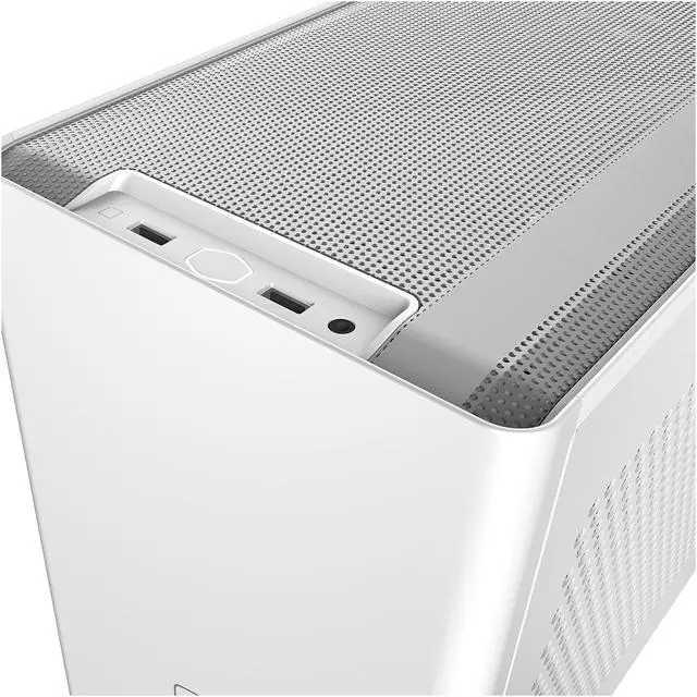 Alt view image 5 of 19 - Cooler Master Cooler Master NR200 White SFF Small Form Factor Mini-ITX Case with Vented Panel, Triple-slot GPU, Tool-Free and 360 Degree Accessibility