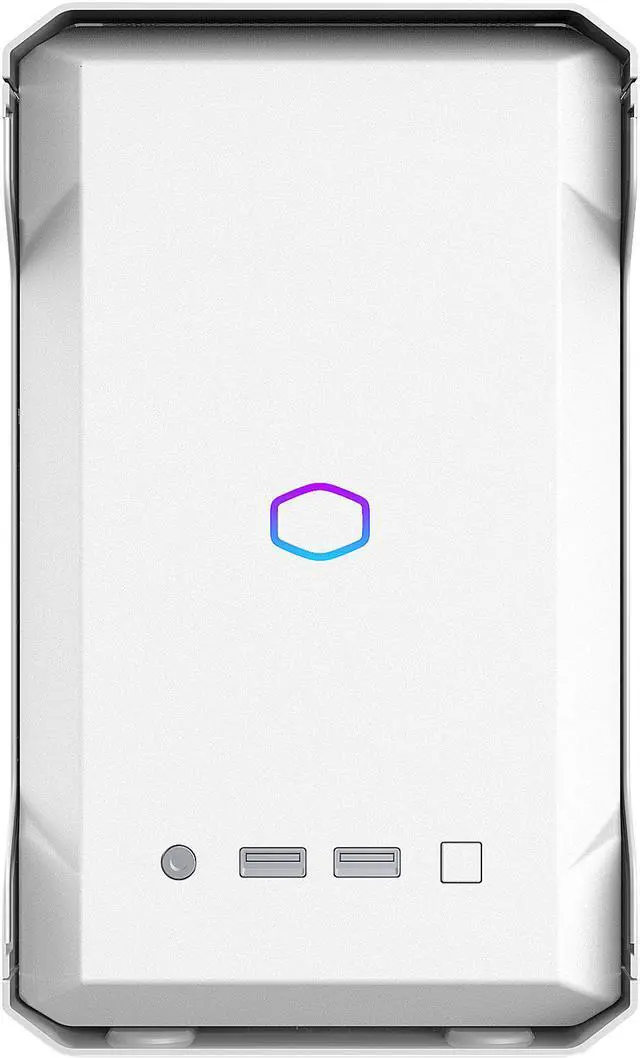 Alt view image 3 of 12 - Cooler Master MasterCase NC100 White SFF Small Form Factor 7.9 Liter Case with V650 Gold SFX PSU, GPUs 2.5 slots up to 320mm, for Intel NUC 9 Extreme Element