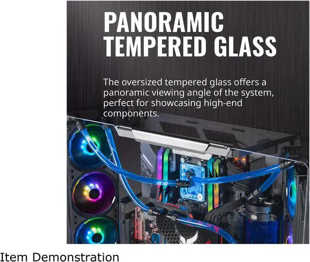 Alt view image 14 of 16 - Cooler Master MasterFrame 700 Custom Test Bench / Open-Air ATX PC Case, Panoramic Tempered Glass, Premium Variable Friction Hinges, Built-In VESA Mount