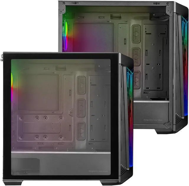Alt view image 11 of 19 - Cooler Master MasterBox 540 ARGB ATX Gaming Mid-Tower ARGB Ether Front Panel, Removable Top Panel, Tempered Glass, Front DarkMirror Panel with Mesh Side Intakes