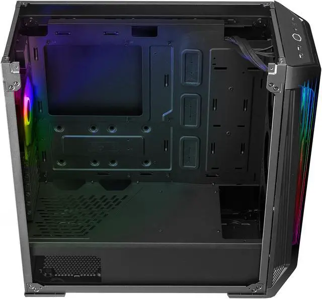 Alt view image 7 of 19 - Cooler Master MasterBox 540 ARGB ATX Gaming Mid-Tower ARGB Ether Front Panel, Removable Top Panel, Tempered Glass, Front DarkMirror Panel with Mesh Side Intakes