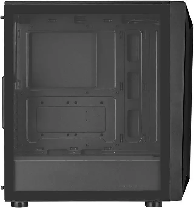 Alt view image 5 of 19 - Cooler Master CMP 510 ATX Mid-Tower with Mesh Intakes, ARGB Edge Strip, Tempered Glass Side Panel, Triple 120mm ARGB Lighting Fans