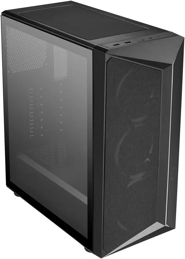 Alt view image 9 of 19 - Cooler Master CMP 510 ATX Mid-Tower with Mesh Intakes, ARGB Edge Strip, Tempered Glass Side Panel, Triple 120mm ARGB Lighting Fans
