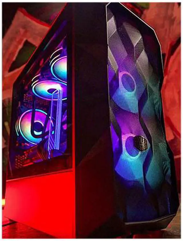 Alt view image 9 of 9 - Cooler Master TD300 Mesh TD300-KGNN-S00 Black Steel / Mesh / Plastic / Tempered Glass Micro ATX Tower Computer Case