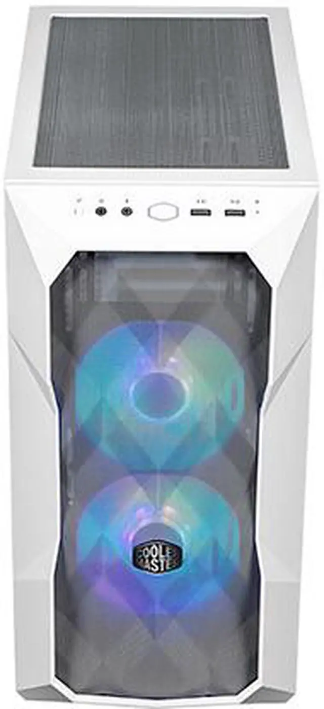 Alt view image 4 of 5 - Cooler Master TD300 Mesh TD300-WGNN-S00 White Steel / Mesh / Plastic / Tempered Glass Micro ATX Tower Computer Case