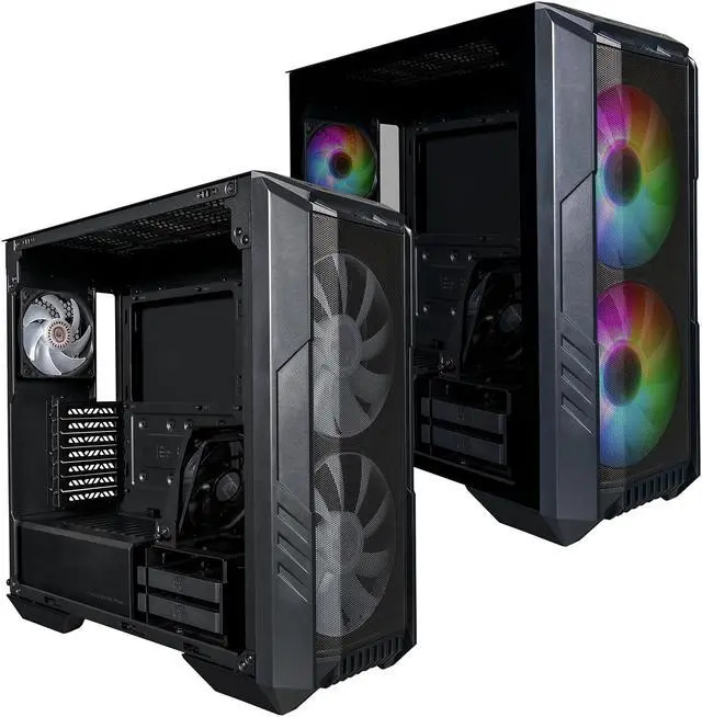 Alt view image 6 of 16 - Cooler Master HAF 500 H500-KGNN-S00 Black Steel / Plastic / Tempered Glass ATX Mid Tower Computer Case
