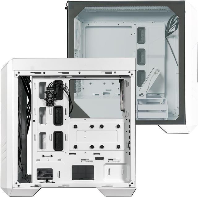 Alt view image 7 of 16 - Cooler Master HAF 500 H500-WGNN-S00 White Steel / Plastic / Tempered Glass ATX Mid Tower Computer Case