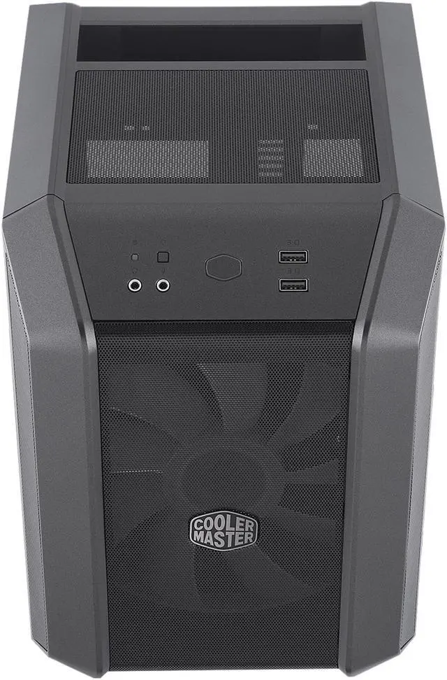 Alt view image 4 of 18 - Cooler Master MasterCase H100 ARGB - Mini-ITX PC Case with High-Volume Airflow, Compact Fine Mesh Chassis, Flexible Hardware Capacity