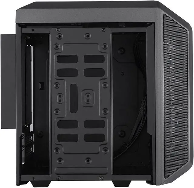 Alt view image 10 of 18 - Cooler Master MasterCase H100 ARGB - Mini-ITX PC Case with High-Volume Airflow, Compact Fine Mesh Chassis, Flexible Hardware Capacity