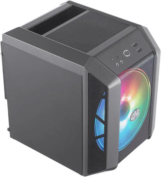 Alt view image 8 of 18 - Cooler Master MasterCase H100 ARGB - Mini-ITX PC Case with High-Volume Airflow, Compact Fine Mesh Chassis, Flexible Hardware Capacity