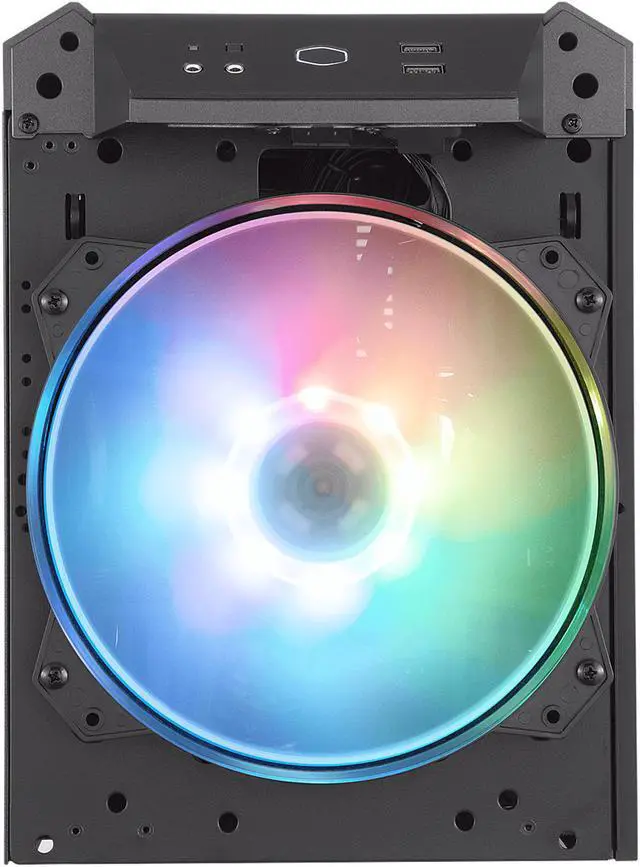 Alt view image 5 of 18 - Cooler Master MasterCase H100 ARGB - Mini-ITX PC Case with High-Volume Airflow, Compact Fine Mesh Chassis, Flexible Hardware Capacity