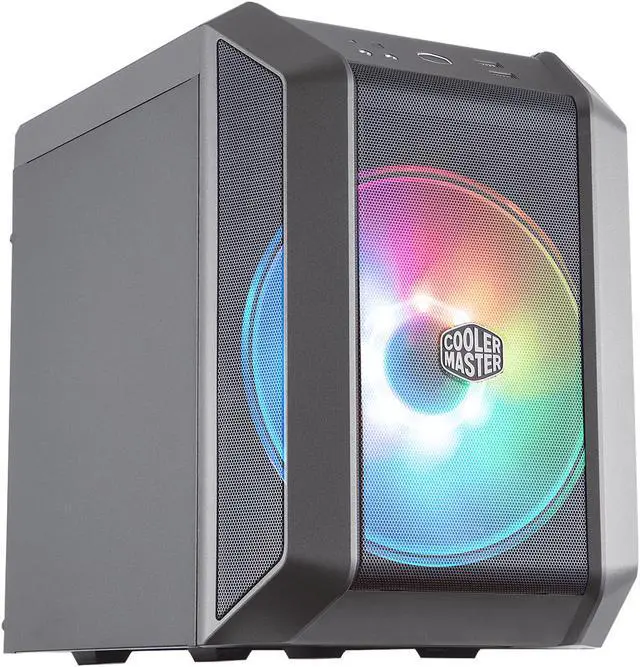 Alt view image 2 of 18 - Cooler Master MasterCase H100 ARGB - Mini-ITX PC Case with High-Volume Airflow, Compact Fine Mesh Chassis, Flexible Hardware Capacity