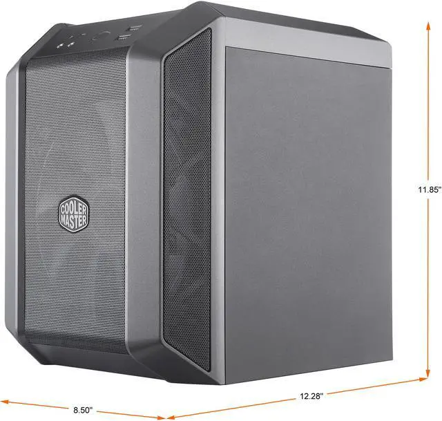 Alt view image 7 of 18 - Cooler Master MasterCase H100 ARGB - Mini-ITX PC Case with High-Volume Airflow, Compact Fine Mesh Chassis, Flexible Hardware Capacity
