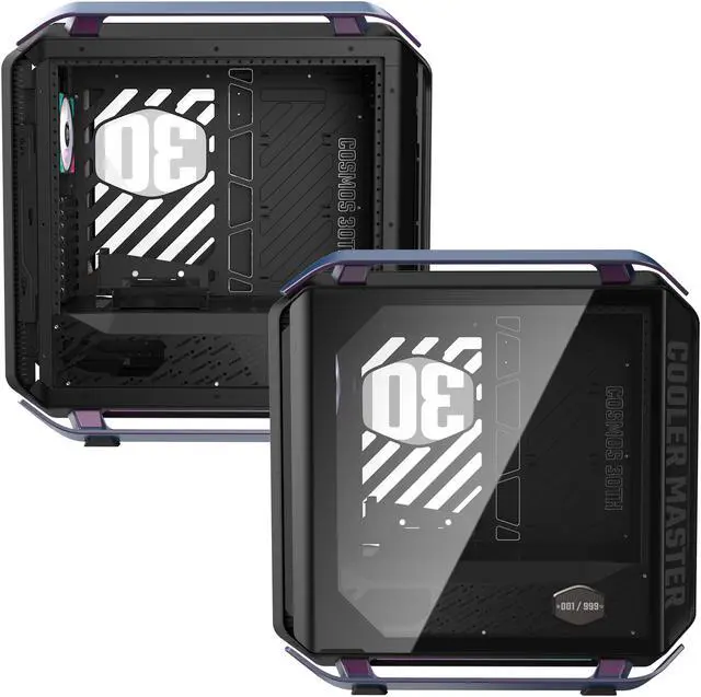 Alt view image 11 of 13 - Cooler Master Cosmos Infinity 30th Anniversary C700M E-ATX Full-Tower Curved Tempered Glass Panel, Riser Cable PCIe 4.0, Diverse Liquid Cooling, Type-C, Customizable ARGB (MCC-C700M-KHNN-S30)