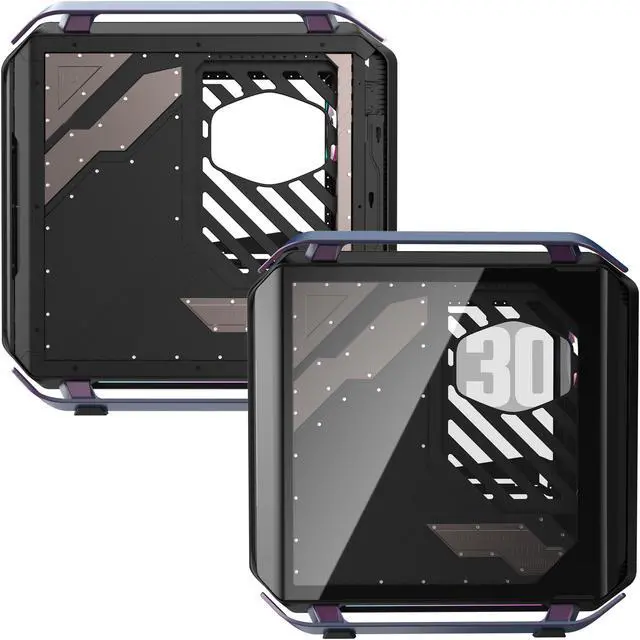 Alt view image 12 of 13 - Cooler Master Cosmos Infinity 30th Anniversary C700M E-ATX Full-Tower Curved Tempered Glass Panel, Riser Cable PCIe 4.0, Diverse Liquid Cooling, Type-C, Customizable ARGB (MCC-C700M-KHNN-S30)