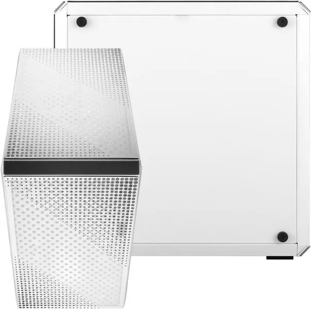 Alt view image 12 of 12 - Cooler Master MasterBox Q300L White Micro-ATX Tower, Magnetic Design Dust Filter, Transparent Acrylic Side Panel, Adjustable I/O & Fully Ventilated Airflow (MCB-Q300L-WANN-S00)