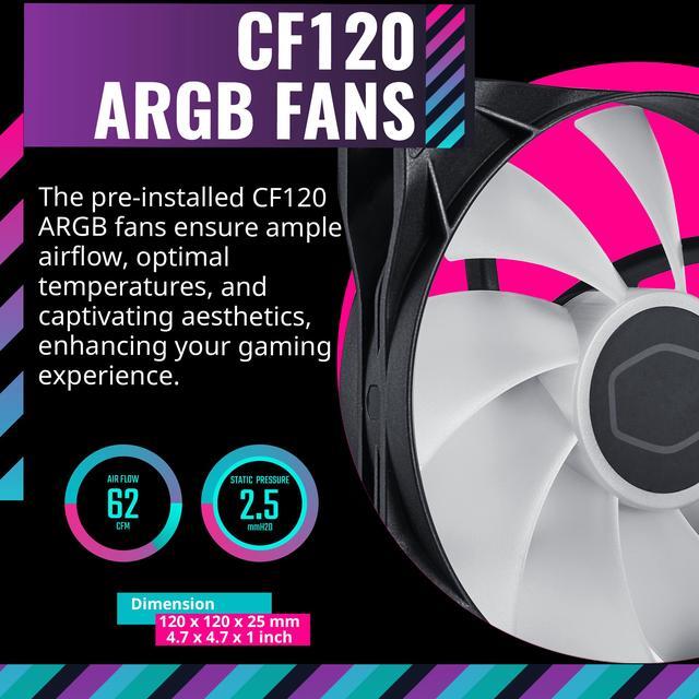 Alt view image 3 of 16 - Cooler Master TD500 Mesh V2 Black Gaming Airflow ATX Mid-Tower Case, Polygonal Mesh Panel, Crystalline Tempered Glass, 3x 120mm ARGB Fans, USB 3.2 Gen 2 Type C, 360 Radiator (TD500V2-KGNN-S00)