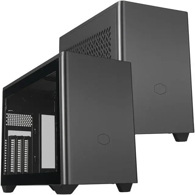 Alt view image 2 of 15 - Cooler Master NR200P V2 Mini-ITX PC Case Ready, SFX Fit PSU Ready to Install, 280mm AIO Support, 357mm Vertical GPU Mount, Designed Ready Nvidia RTX 5090 | AMD RX 9070 XT, Tempered Glass, DIY