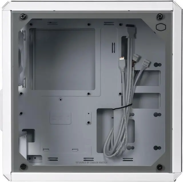 Alt view image 11 of 15 - Cooler Master Q300L V2 White Micro-ATX Tower, Magnetic Patterned Dust Filter, USB 3.2 Gen 2x2 (20GB), Tempered Glass, CPU Coolers Max 159mm, GPU Max 360mm, Fully Ventilated Airflow (Q300LV2-WGNN-S00)