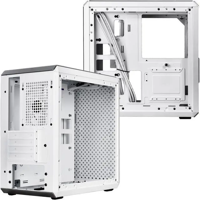 Alt view image 14 of 15 - Cooler Master Q300L V2 White Micro-ATX Tower, Magnetic Patterned Dust Filter, USB 3.2 Gen 2x2 (20GB), Tempered Glass, CPU Coolers Max 159mm, GPU Max 360mm, Fully Ventilated Airflow (Q300LV2-WGNN-S00)