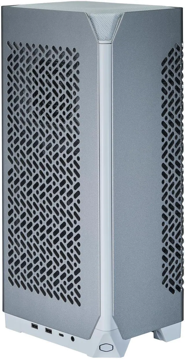 Main image of Cooler Master NCORE 100 Air White ITX  Small Form Tower Case, 3 Slot GPU, Horizontal Mount GPU, GPUs up to 356mm, Compatible RX 7900 XTX|RTX 4090| 4080 Super, Anodized Aluminum, USB Type C