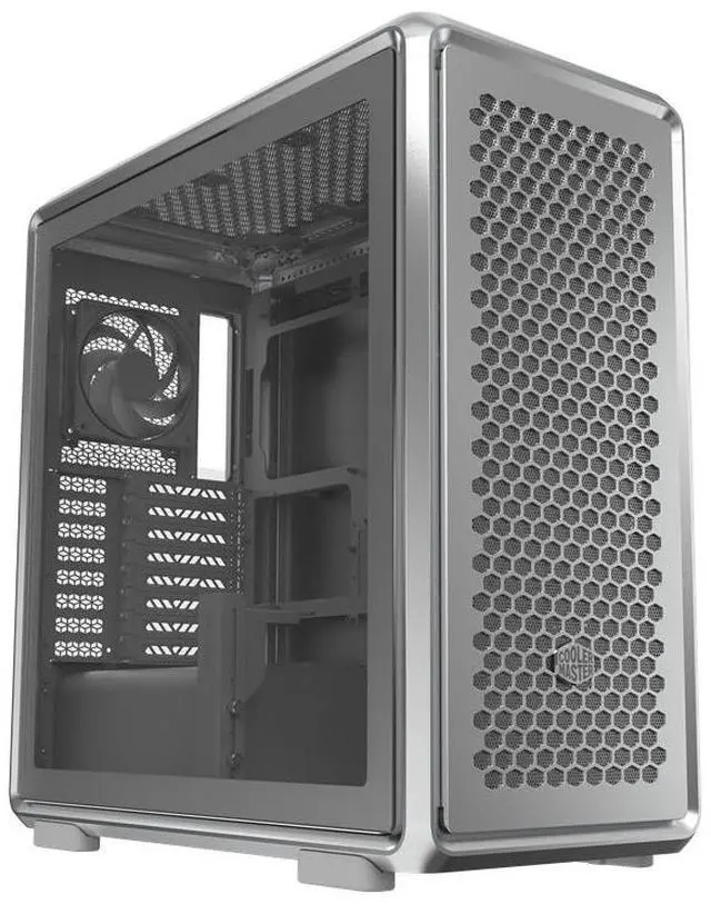 Main image of Cooler Master MasterFrame 600 Silver FreeForm FineMesh Airflow ATX Mid-Tower Case, Aluminum Frame, Magnetic Side Panels, Customizable Internal, 410mm GPU Max, 420mm AIO Max, Type C, Tempered Glass