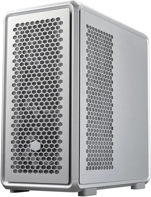 Alt view image 3 of 9 - Cooler Master MasterFrame 600 Silver FreeForm FineMesh Airflow ATX Mid-Tower Case, Aluminum Frame, Magnetic Side Panels, Customizable Internal, 410mm GPU Max, 420mm AIO Max, Type C, Tempered Glass