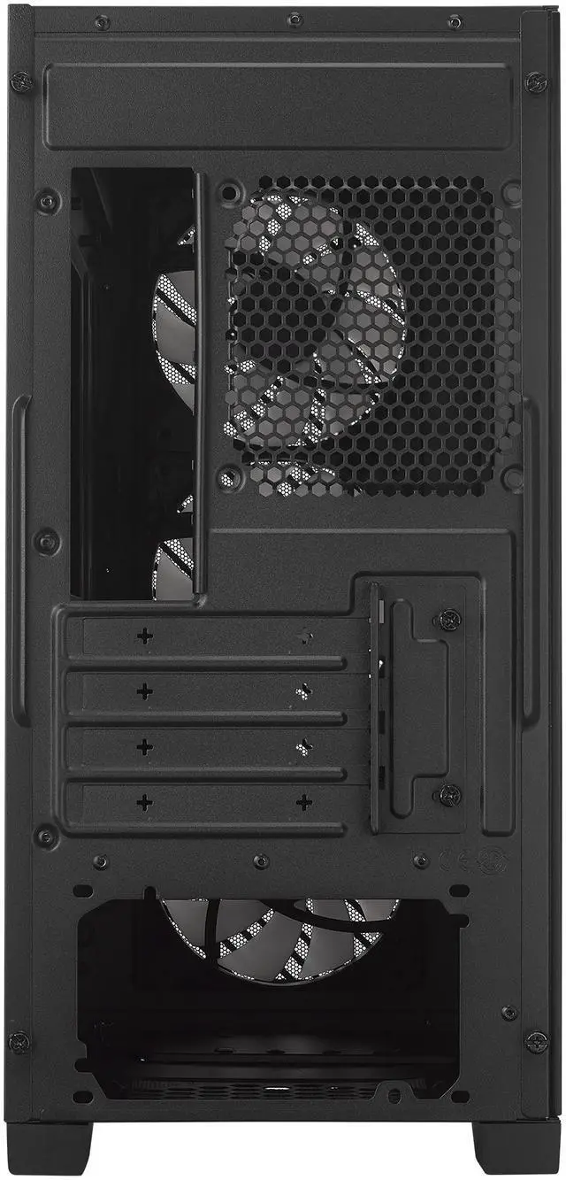 Alt view image 12 of 13 - Cooler Master Elite 302 Micro-ATX High Airflow Minimalist PC Case, 365mm GPU Max, 280mm AIO Max, Type C, Tempered Glass, Triple 120mm aRGB PWM Fan, Intakes Grill, Breathable PSU Shroud