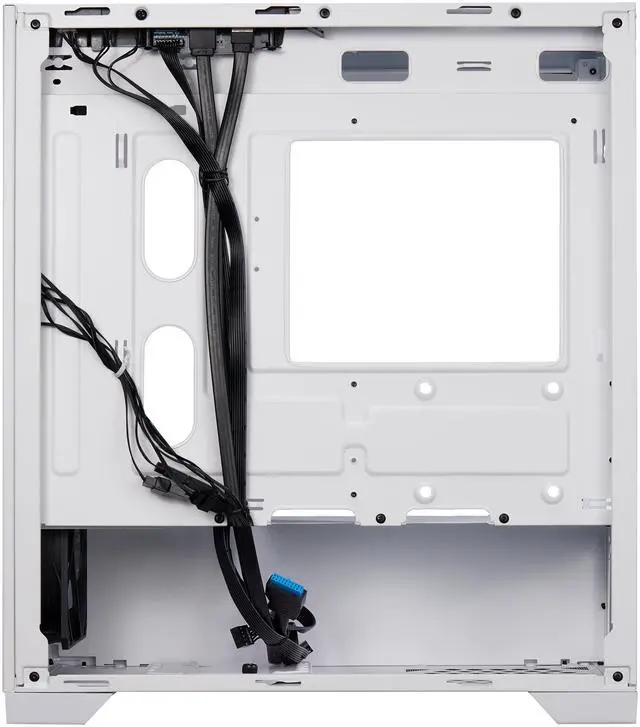 Alt view image 12 of 12 - Cooler Master Elite 302 White Micro-ATX High Airflow Minimalist PC Case, 365mm GPU Max, 280mm AIO Max, Type C, Tempered Glass, Triple 120mm aRGB PWM Fan, Intakes Grill, Breathable PSU Shroud