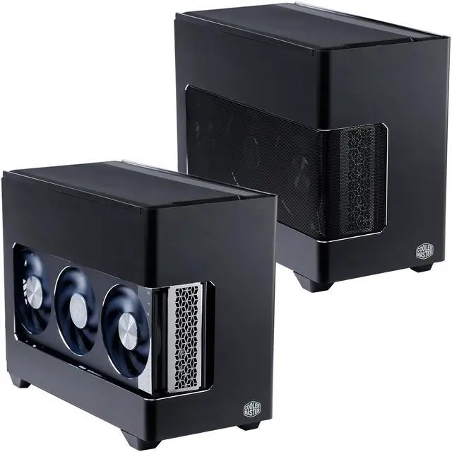 Alt view image 11 of 14 - Cooler Master NR200P V3 Mini-ITX PC Case, Top-Mount 240mm|280mm AIO, PCIe 5.0 Riser, 356mm Vertical GPU Mount, SFX PSU 130mm, Compatible RTX 5090|RX 7090 XT, Aluminum Panels, USB Type-C, DIY