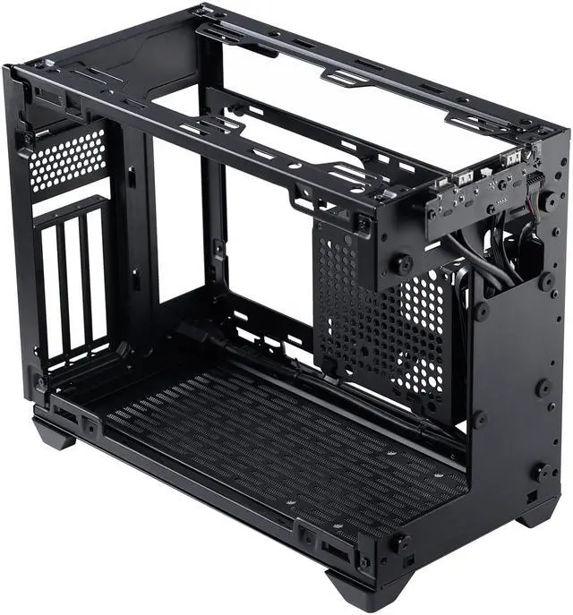 Alt view image 14 of 14 - Cooler Master NR200P V3 Mini-ITX PC Case, Top-Mount 240mm|280mm AIO, PCIe 5.0 Riser, 356mm Vertical GPU Mount, SFX PSU 130mm, Compatible RTX 5090|RX 7090 XT, Aluminum Panels, USB Type-C, DIY