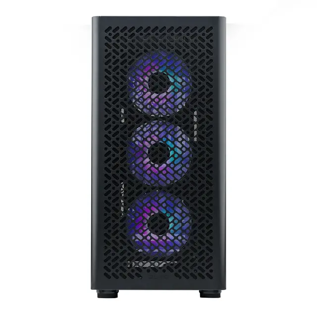 Alt view image 10 of 13 - Cooler Master Elite 502 ATX High Airflow Minimalist PC Case, 410mm GPU Max, Compatible RTX 5090|RX 7090 XT, 360mm AIO Max, Type C, Tempered Glass, Triple 120mm aRGB PWM Fan, Intakes Grill