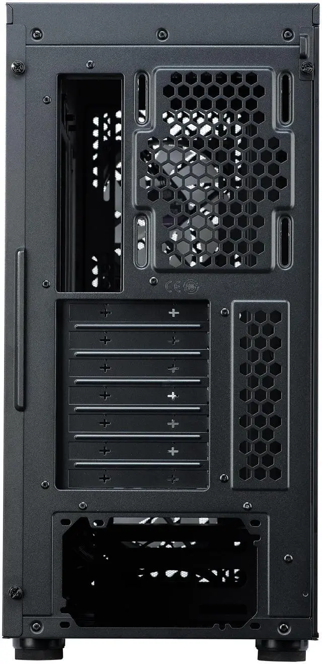Alt view image 12 of 13 - Cooler Master Elite 502 ATX High Airflow Minimalist PC Case, 410mm GPU Max, Compatible RTX 5090|RX 7090 XT, 360mm AIO Max, Type C, Tempered Glass, Triple 120mm aRGB PWM Fan, Intakes Grill