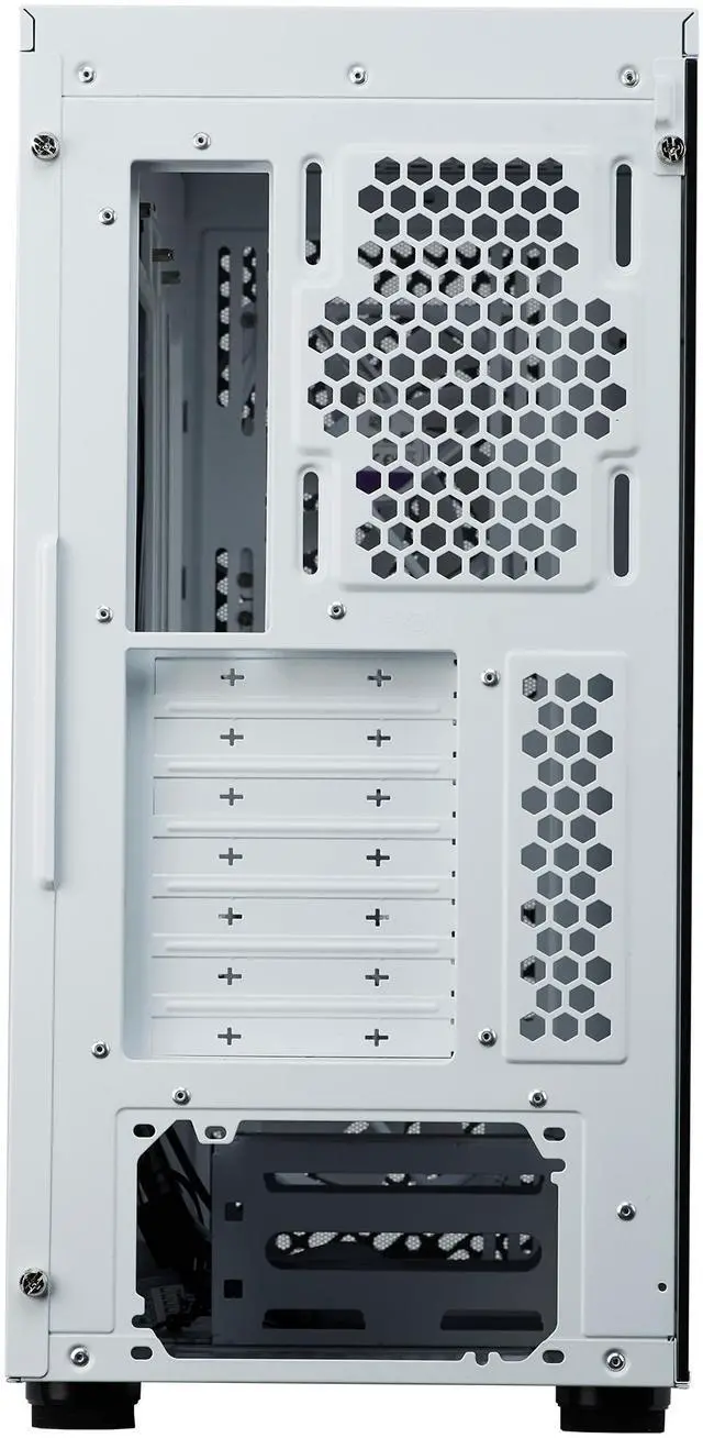 Alt view image 4 of 14 - Cooler Master Elite 502 ATX High Airflow Minimalist PC Case, 410mm GPU Max, Compatible RTX 5090|RX 7090 XT, 360mm AIO Max, Type C, Tempered Glass, Triple 120mm aRGB PWM Fan, Intakes Grill