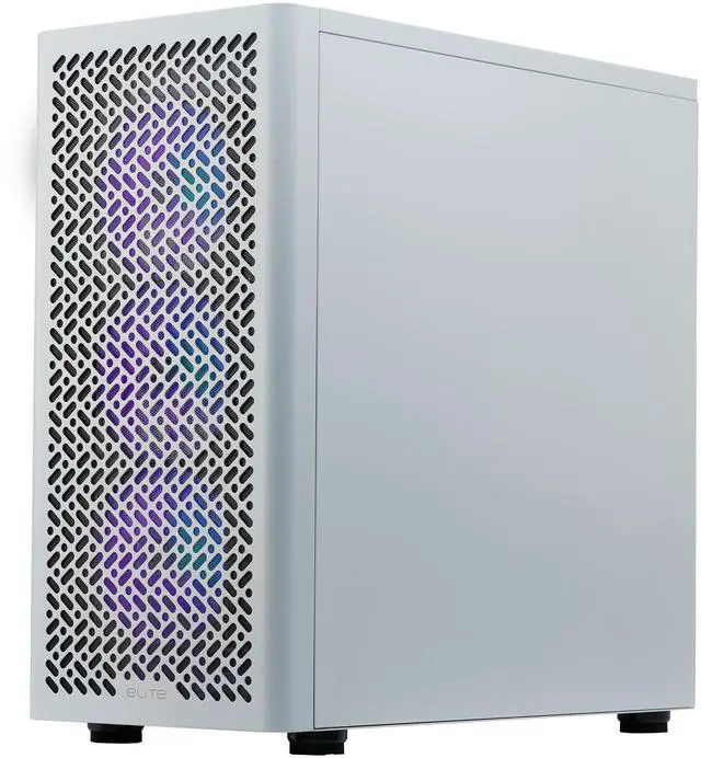 Alt view image 2 of 14 - Cooler Master Elite 502 ATX High Airflow Minimalist PC Case, 410mm GPU Max, Compatible RTX 5090|RX 7090 XT, 360mm AIO Max, Type C, Tempered Glass, Triple 120mm aRGB PWM Fan, Intakes Grill