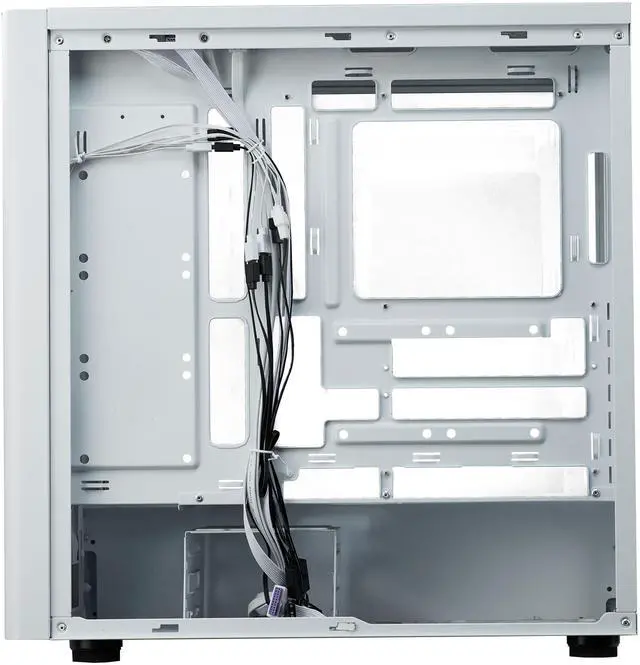 Alt view image 5 of 14 - Cooler Master Elite 502 ATX High Airflow Minimalist PC Case, 410mm GPU Max, Compatible RTX 5090|RX 7090 XT, 360mm AIO Max, Type C, Tempered Glass, Triple 120mm aRGB PWM Fan, Intakes Grill
