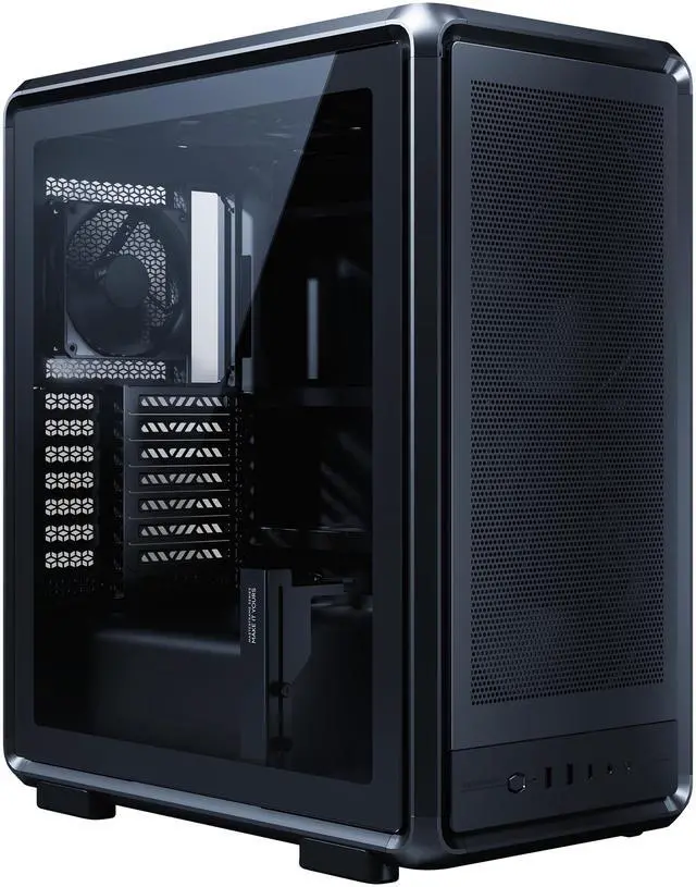 Main image of Cooler Master MasterFrame 500 Mesh Black FreeForm 2.0 Modular Platform Open-Air ATX Mid-Tower Case, Aluminum Frame, Dual 200mm Fans, 390mm GPU Max, 360mm AIO Max, Type C, Tempered Glass
