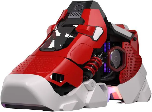 Alt view image 7 of 14 - Cooler Master Sneaker-X ITX | AIO | Power | PC Case, 360mm Flux AIO,  V850W SFX Gold PSU, 300mm GPU Mount Compatible Gigabyte RTX 5070 Ti Eagle |RX 9070 XT Gaming OC, DIY Customize Build