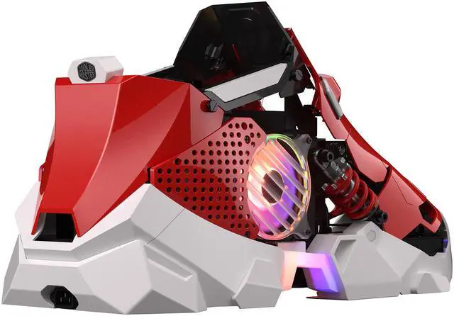 Alt view image 9 of 14 - Cooler Master Sneaker-X ITX | AIO | Power | PC Case, 360mm Flux AIO,  V850W SFX Gold PSU, 300mm GPU Mount Compatible Gigabyte RTX 5070 Ti Eagle |RX 9070 XT Gaming OC, DIY Customize Build