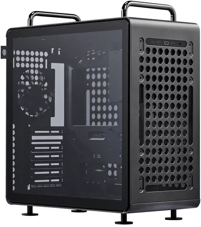 Main image of Cooler Master QUBE 540 High-Airflow ATX Mid-Tower Case, 415mm GPU Clearance Max, Designed Ready RTX 5090|RX 9070 XT, Tempered Glass, Modular & Customizable Design, Reversible I/O Panel - Stardust Iron