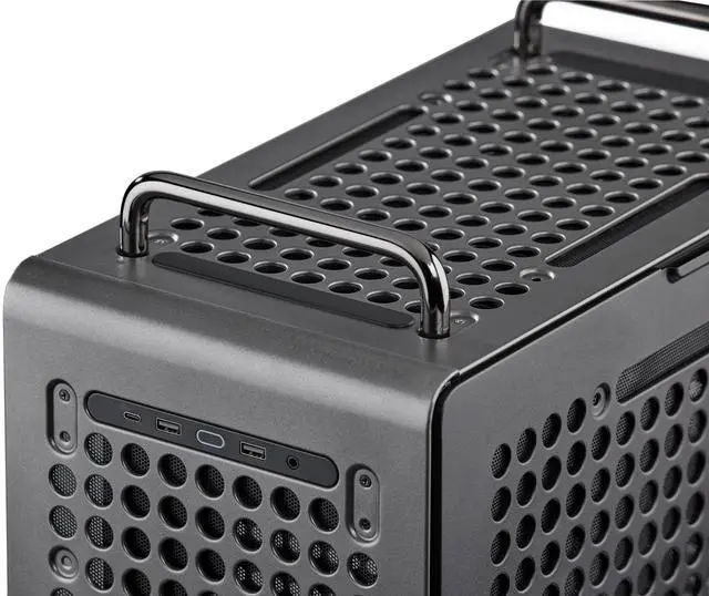 Alt view image 10 of 10 - Cooler Master QUBE 540 High-Airflow ATX Mid-Tower Case, 415mm GPU Clearance Max, Designed Ready RTX 5090|RX 9070 XT, Tempered Glass, Modular & Customizable Design, Reversible I/O Panel - Stardust Iron
