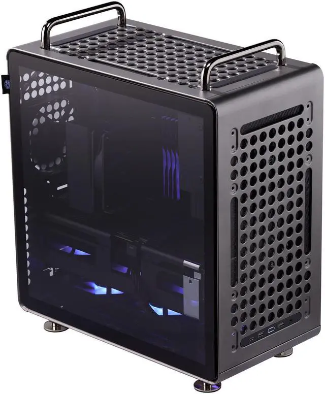 Alt view image 2 of 10 - Cooler Master QUBE 540 High-Airflow ATX Mid-Tower Case, 415mm GPU Clearance Max, Designed Ready RTX 5090|RX 9070 XT, Tempered Glass, Modular & Customizable Design, Reversible I/O Panel - Stardust Iron