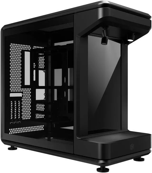 Alt view image 2 of 12 - Cooler Master MasterFrame 360 Stage LCD Open-Frame ATX PC Case, Front LCD Display, 430mm GPU Max, 360mm Radiator Support, Supports Up to 12 x120mm Fans, PCIe 5.0 Riser, USB4 Type-C, Vertical GPU Mount
