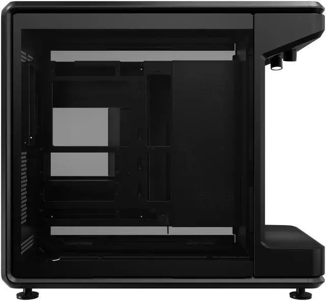 Alt view image 3 of 12 - Cooler Master MasterFrame 360 Stage LCD Open-Frame ATX PC Case, Front LCD Display, 430mm GPU Max, 360mm Radiator Support, Supports Up to 12 x120mm Fans, PCIe 5.0 Riser, USB4 Type-C, Vertical GPU Mount