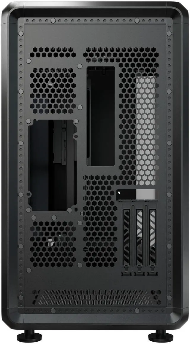 Alt view image 5 of 12 - Cooler Master MasterFrame 360 Panorama Open-Frame ATX PC Case, 3-Side Panoramic Tempered Glass, 430mm GPU Max, 360mm Radiator Support, PCIe 5.0, Supports Up to 12 x 120mm Fans, USB4 Type-C