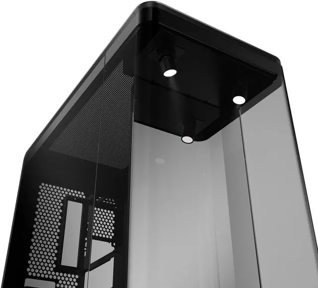 Alt view image 7 of 12 - Cooler Master MasterFrame 360 Panorama Open-Frame ATX PC Case, 3-Side Panoramic Tempered Glass, 430mm GPU Max, 360mm Radiator Support, PCIe 5.0, Supports Up to 12 x 120mm Fans, USB4 Type-C