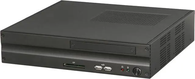 Alt view image 2 of 6 - JETWAY JC-114-B Black Mini-ITX Form Computer Case 80W Power Supply