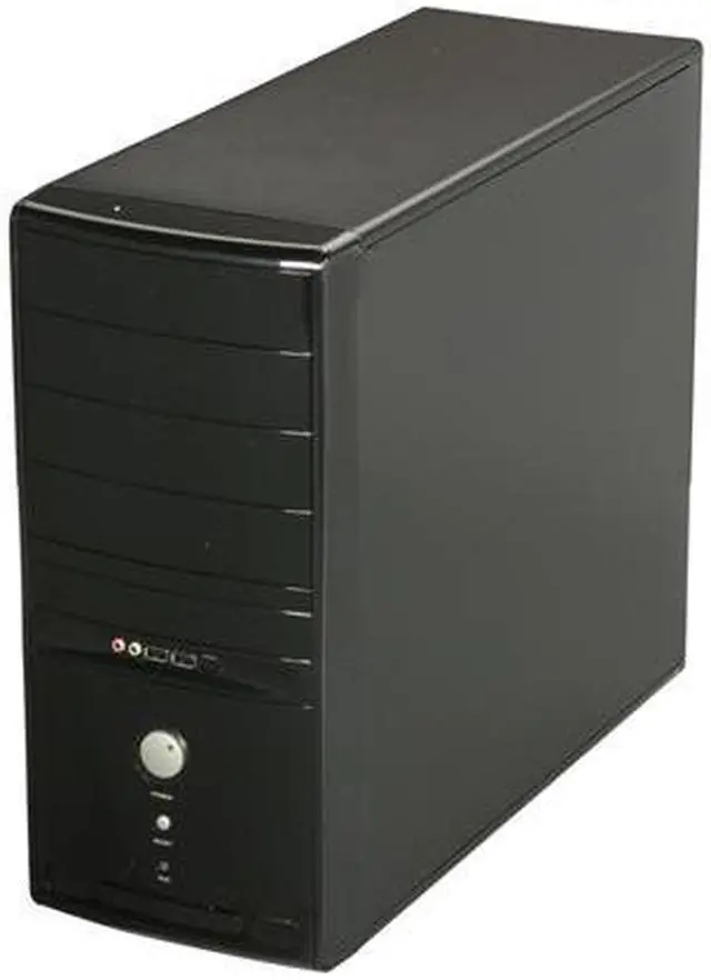 Alt view image 3 of 9 - HEC 6C28BB8S Black Steel ATX Mid Tower Computer Case